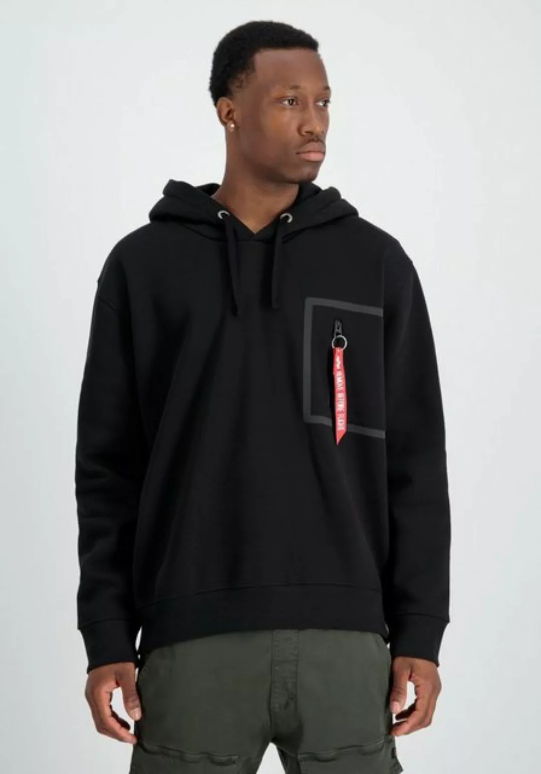 Alpha Industries Hoodie "ALPHA INDUSTRIES Men - Hoodies Taped Pocket Hoody" günstig online kaufen