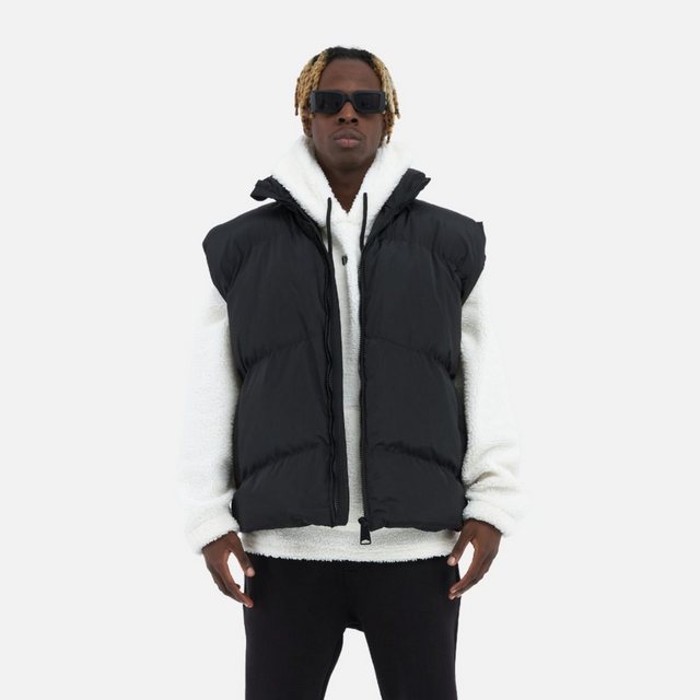 COFI Casuals Steppweste Puffer Weste Vest Übergangsweste Oversize günstig online kaufen