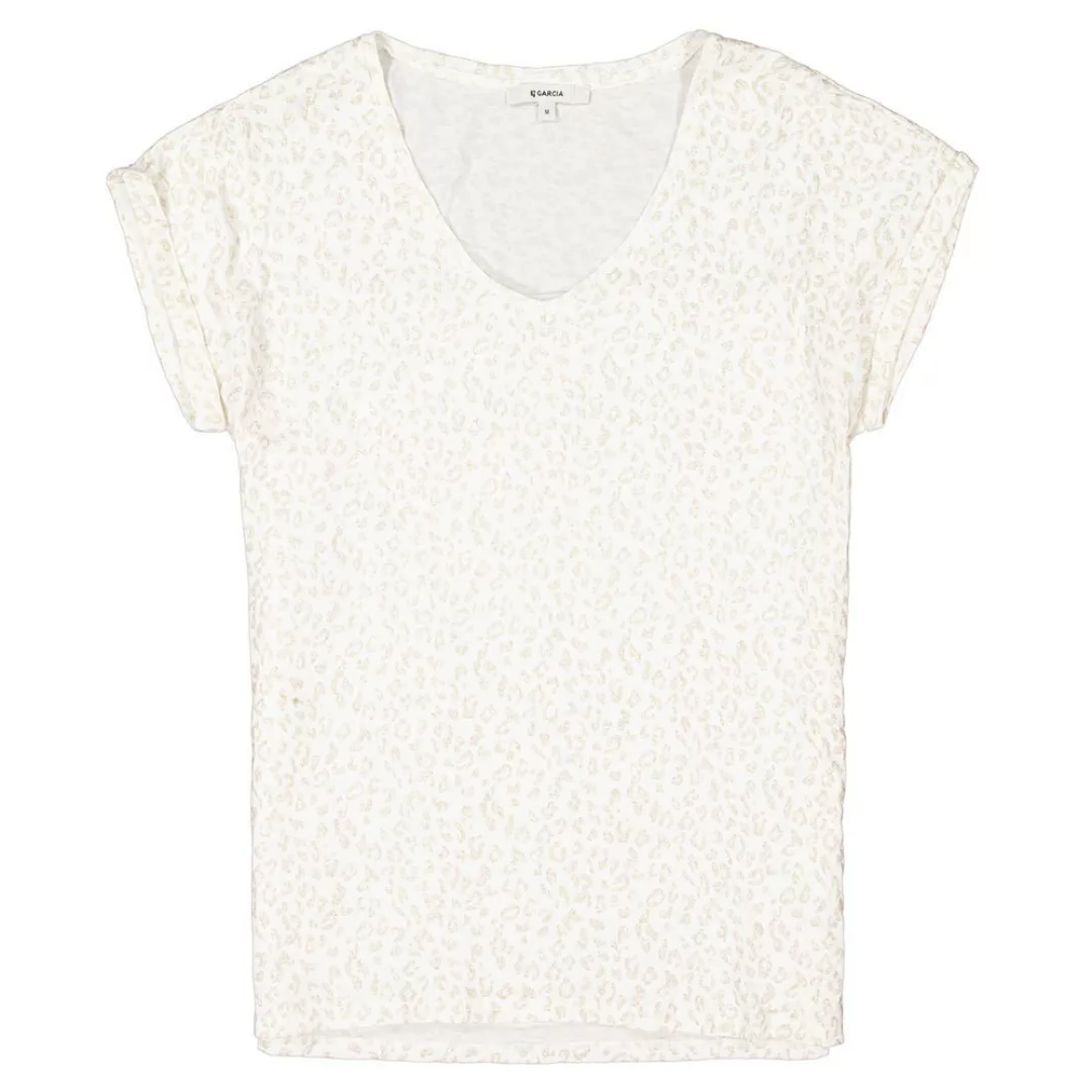 Garcia T-shirt Kurzarm T-shirt S Off White günstig online kaufen