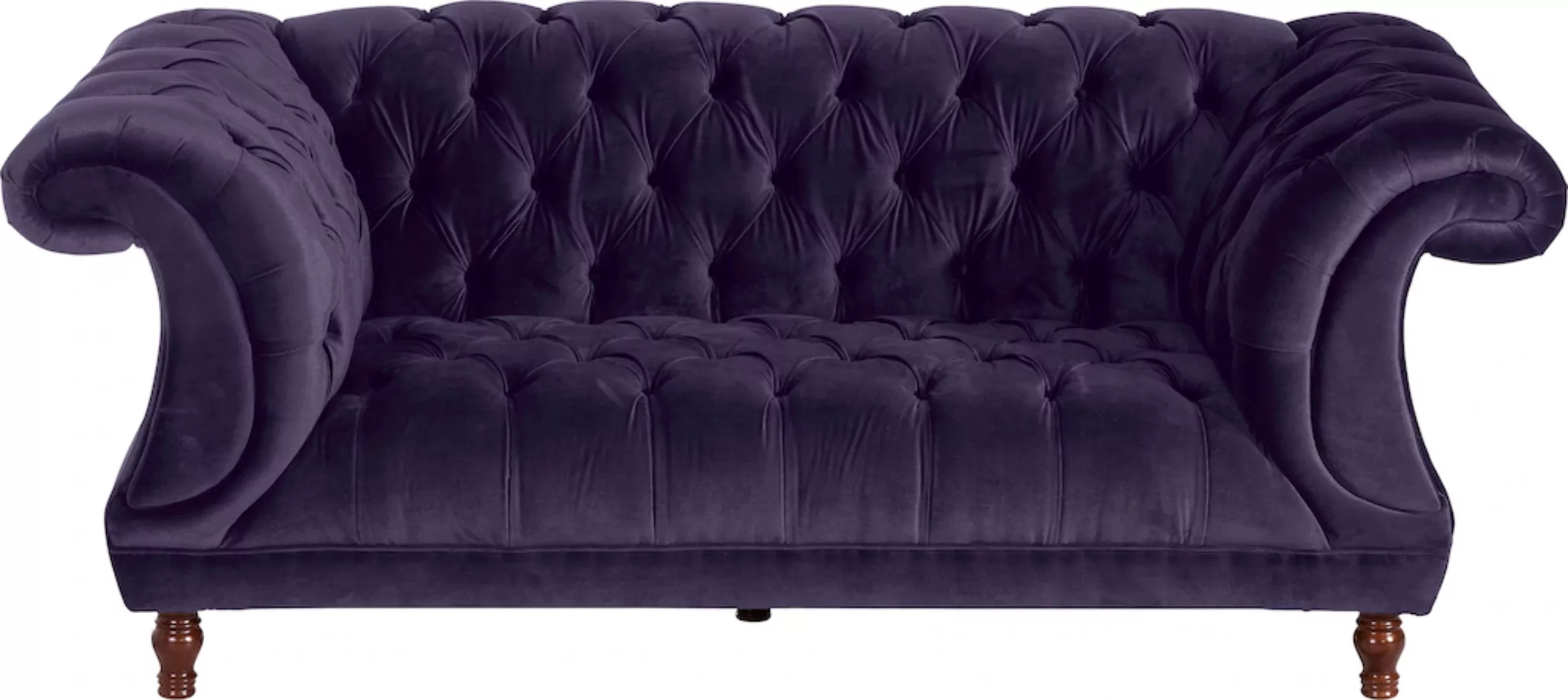 Max Winzer® Chesterfield-Sofa »Isabelle«, Knopfheftung & gedrechselten Füße günstig online kaufen