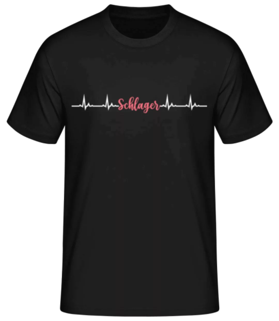 Schlager Heartbeat · Männer Basic T-Shirt günstig online kaufen