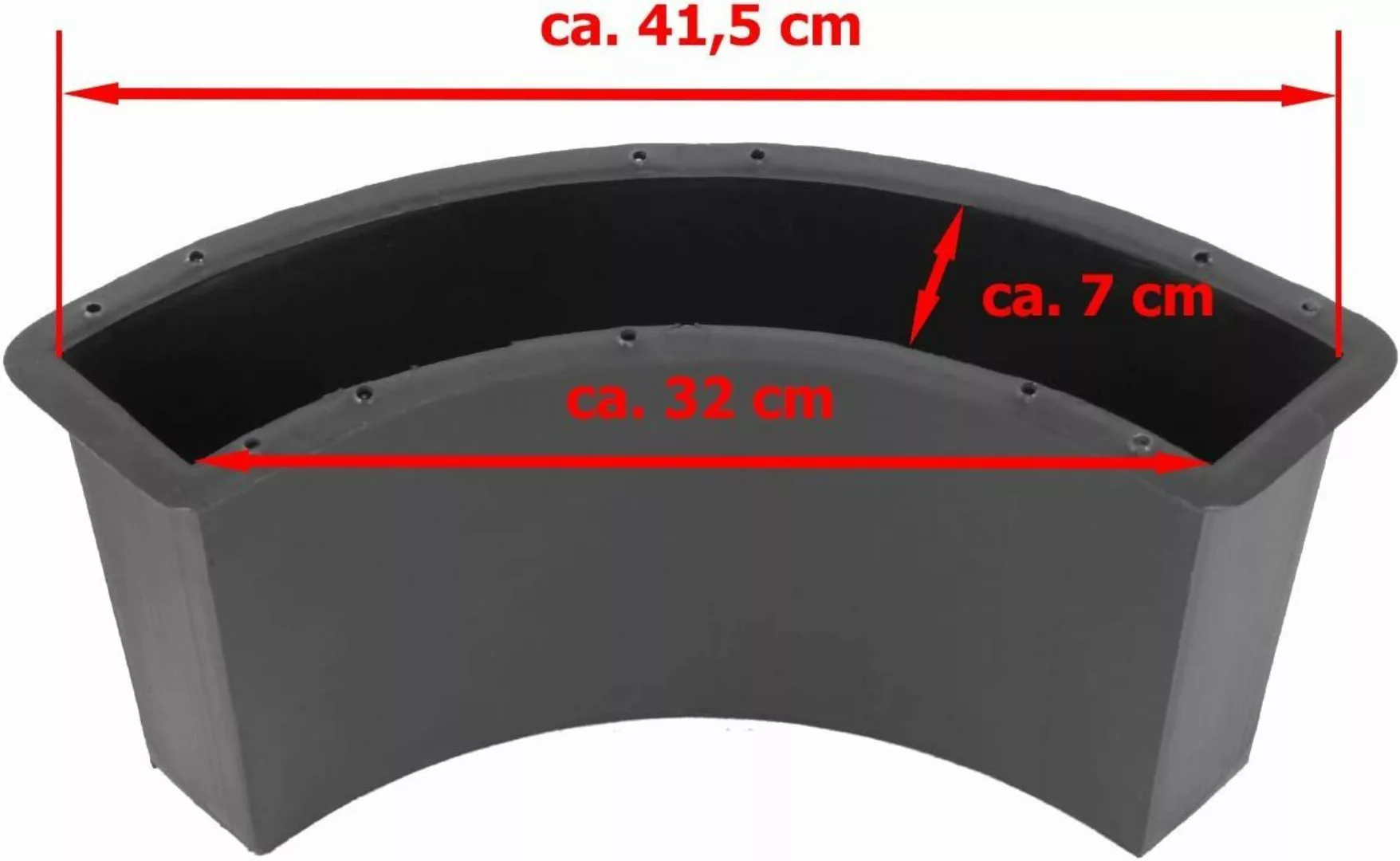@tec Leichtbeton-Bauplatte Rasenstein Bogen, Betonform, Schalungsform, günstig online kaufen