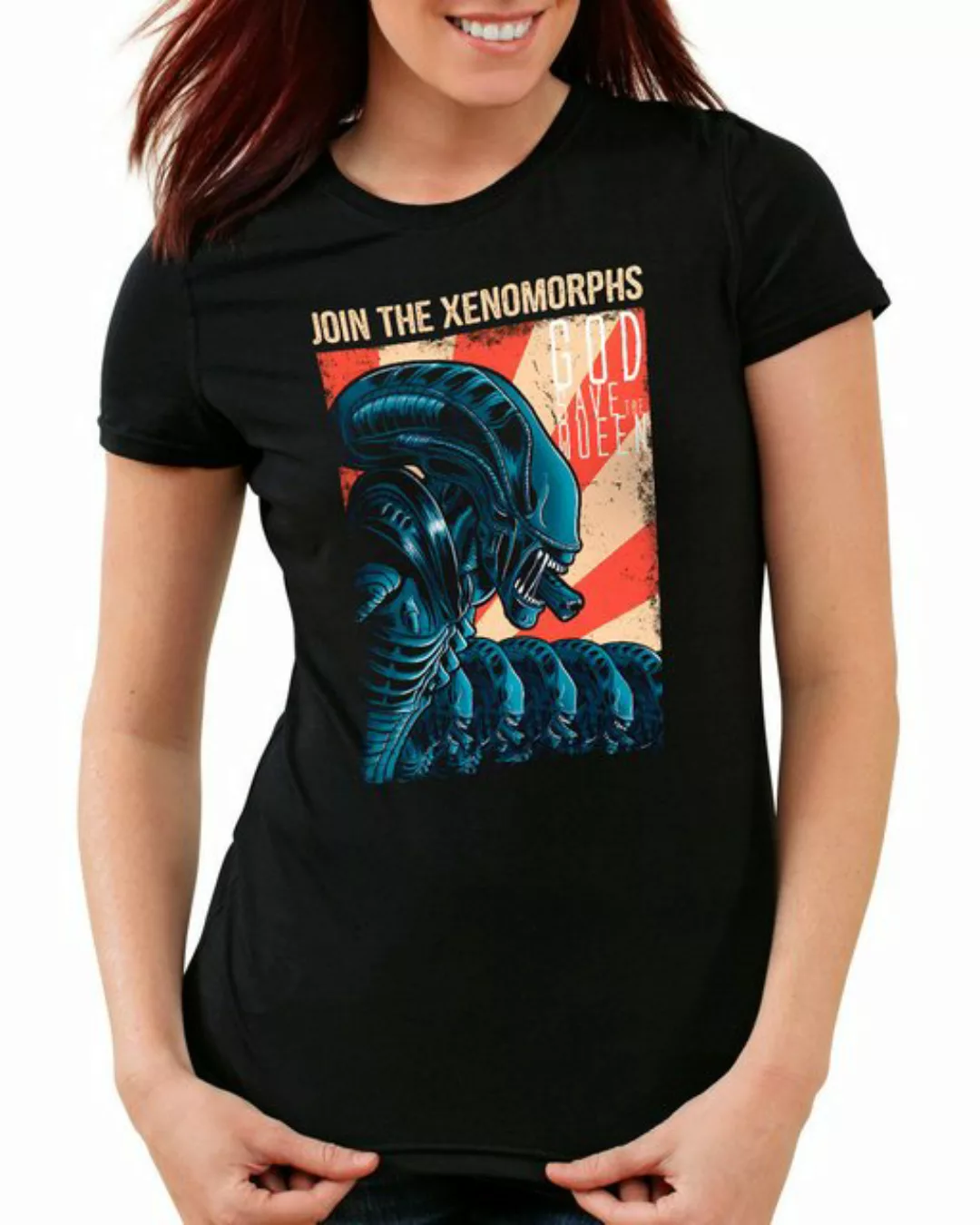 style3 T-Shirt God Save Queen xenomorph ridley scott predator film alien günstig online kaufen