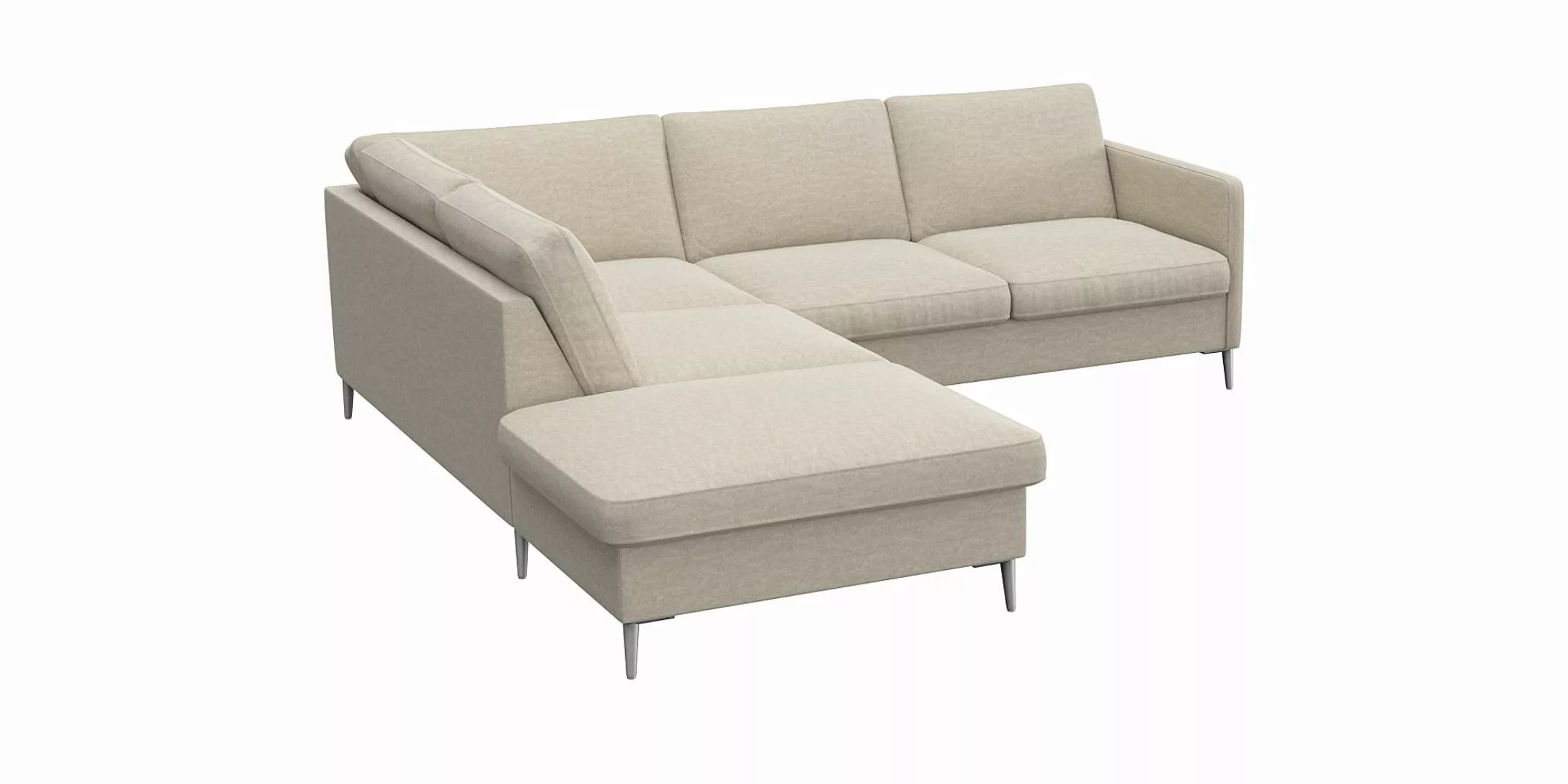 FLEXLUX Ecksofa "Fiore, L-Form, bequem und komfortabel durch hochwertigem S günstig online kaufen