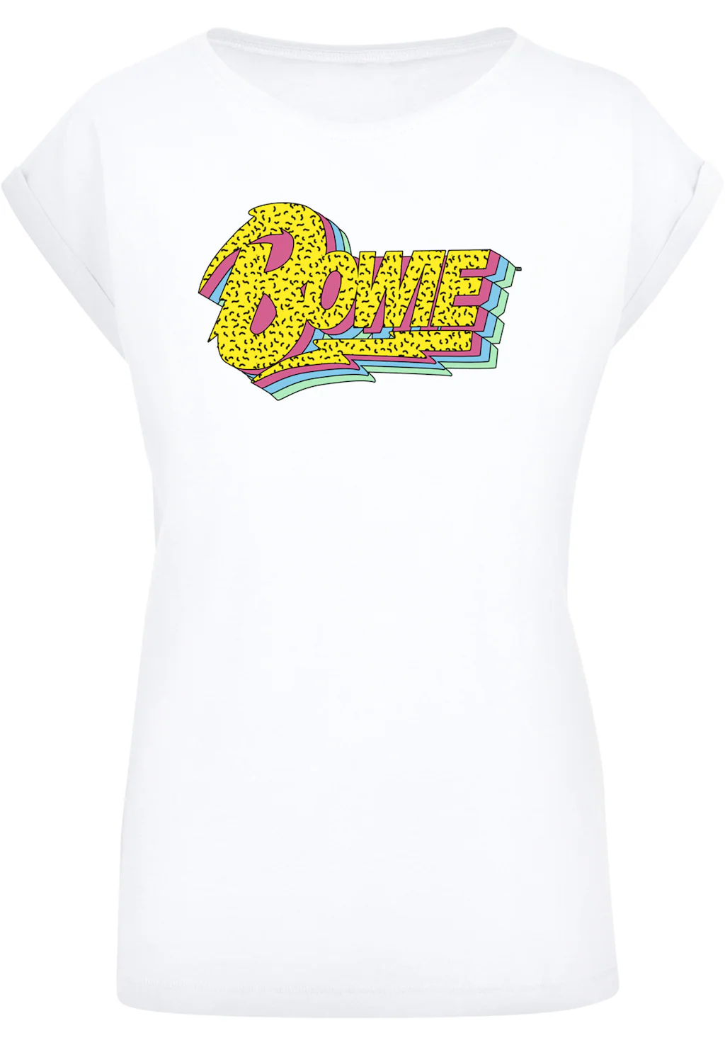 F4NT4STIC T-Shirt "David Bowie Moonlight 90s Logo", Print günstig online kaufen