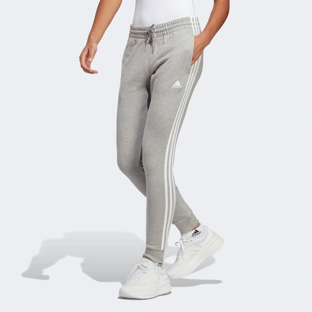 adidas Sportswear Sporthose "ESSENTIALS 3STREIFEN FRENCH TERRY CUFFED HOSE" günstig online kaufen