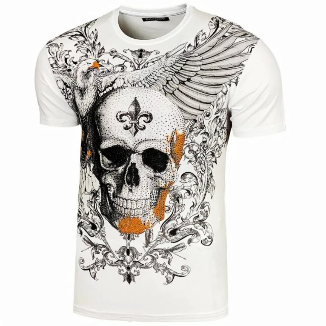 Baxboy T-Shirt Baxboy Totenkopf T-Shirt günstig online kaufen