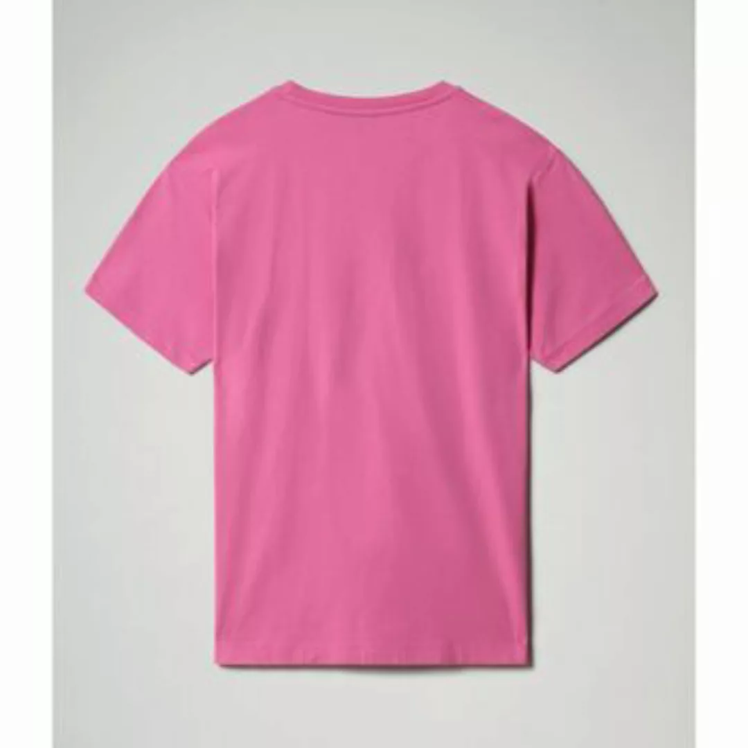 Napapijri  T-Shirts & Poloshirts S-BOX SS 1 - NP0A4FF5-PR1 PINK SUPER günstig online kaufen