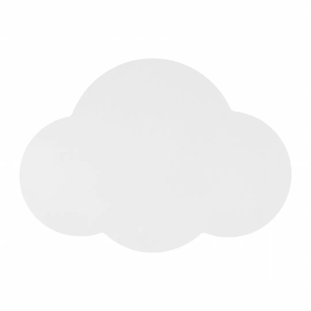 Wandlampe Cloud, weiß, Stahl, indirektes Licht, 38 x 27 cm günstig online kaufen