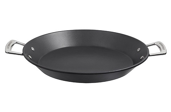 Le Creuset Aluminium Paella Pfanne Antihaft Spezialform 32cm günstig online kaufen