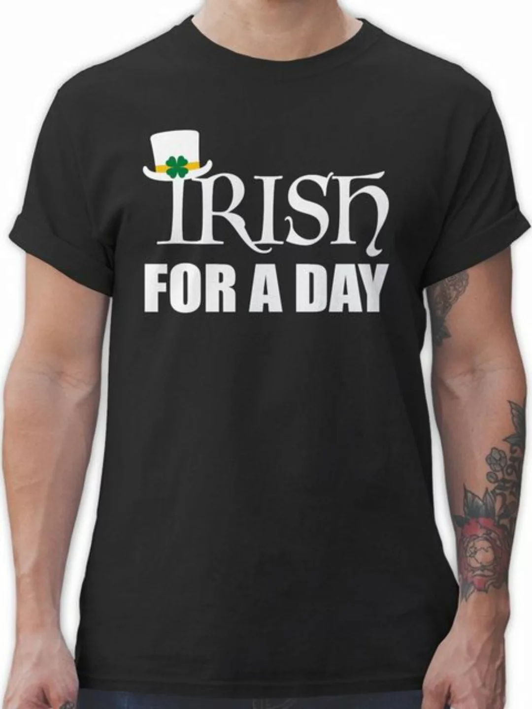 Shirtracer T-Shirt Irish for a day St. Patricks Day günstig online kaufen