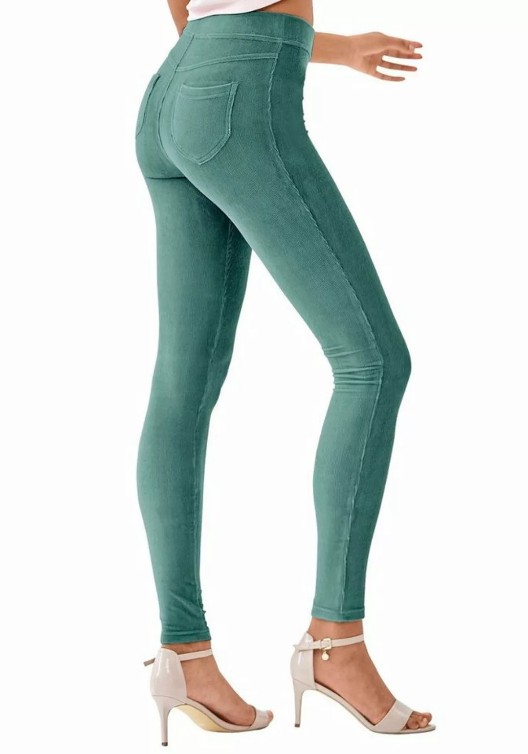 LASCANA Leggings aus weichem Material in Cord-Optik, Loungewear günstig online kaufen