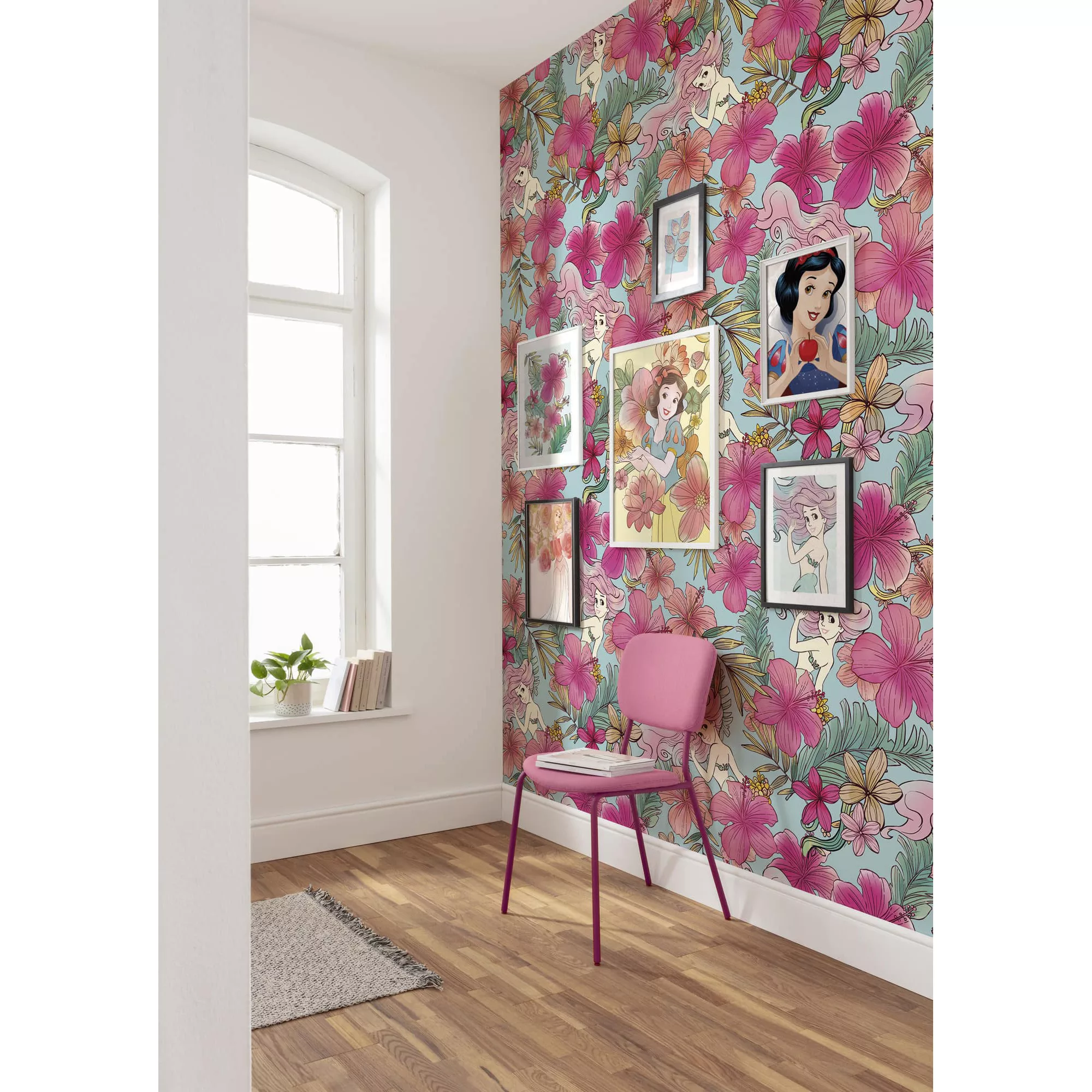 Komar Fototapete Ariel - Pink Flower DX4-008 B/H: ca. 200x280 cm günstig online kaufen