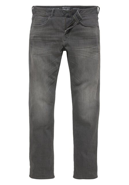 PME Legend Herren Jeans NIGHTFLIGHT - Regular Fit - Grau - Stone Mid Grey günstig online kaufen