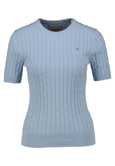 Gant Strickpullover Damen Strickpullover STRETCH COTTON CABLE Slim Fit (1-t günstig online kaufen