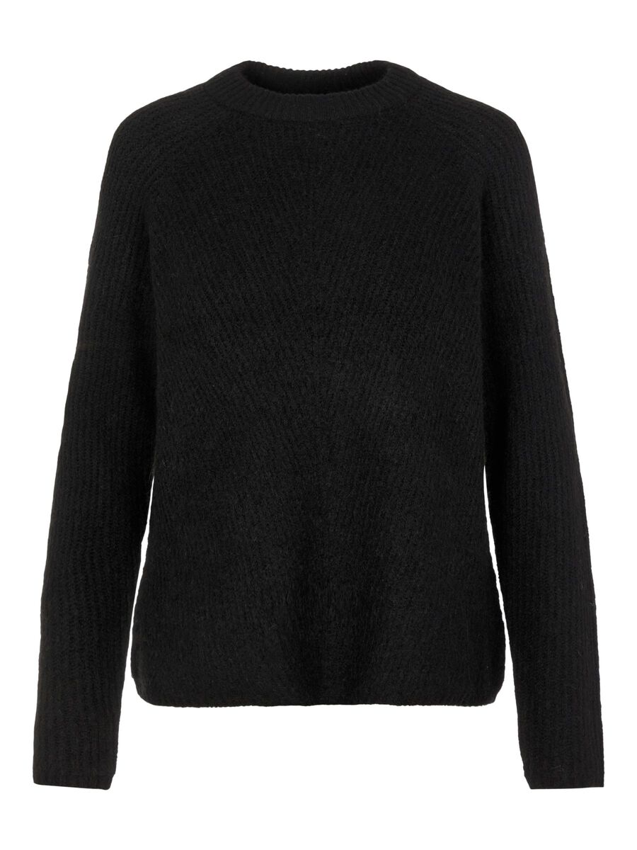 Yas Alva O-ausschnitt Pullover XS Black günstig online kaufen