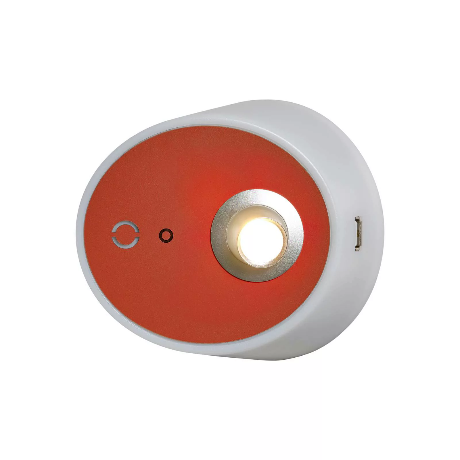 LED-Wandlampe Zoom, Spot, USB-Ausgang, terracotta günstig online kaufen