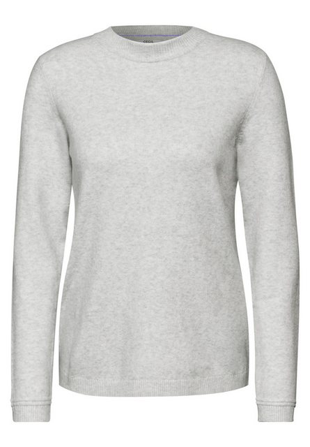 Cecil Strickpullover mit Stehkragen und Struktur-Muster günstig online kaufen