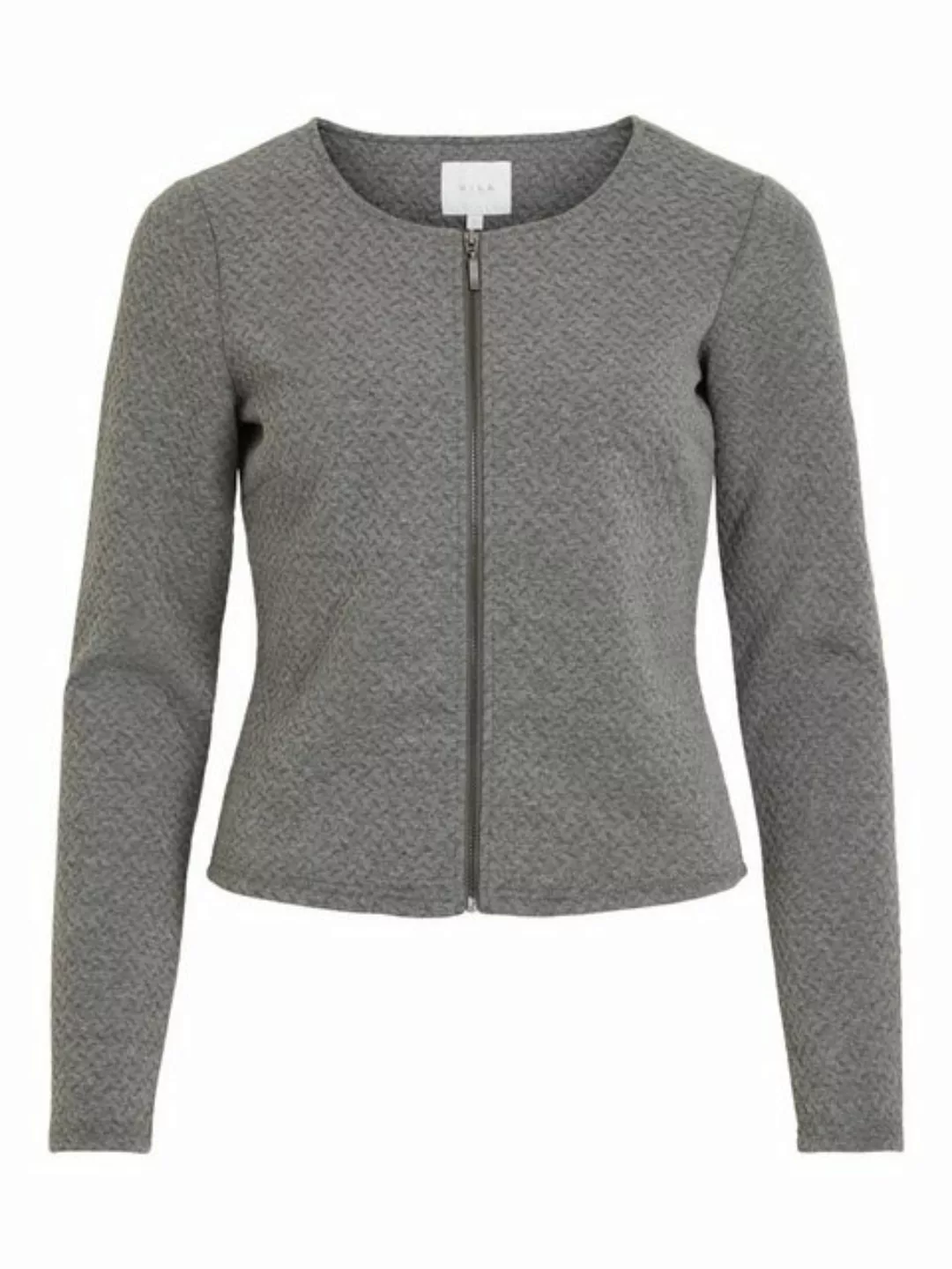 Vila Naja Neue Kurze Jacke XL Light Grey Melange günstig online kaufen