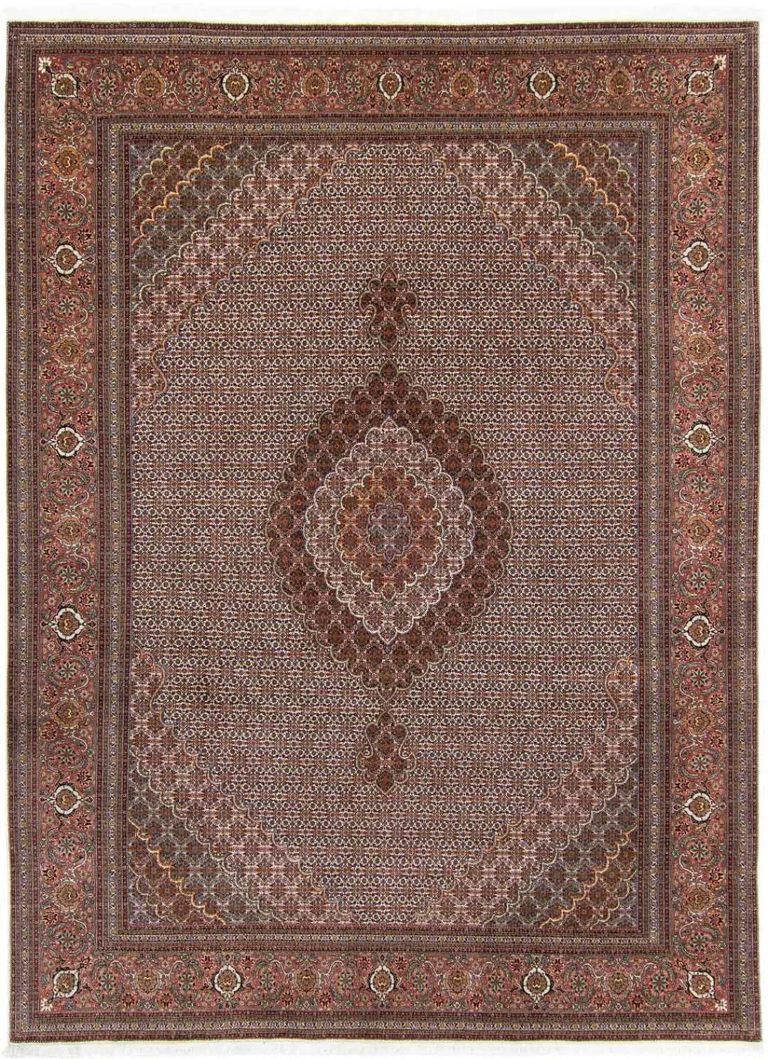 morgenland Orientteppich »Perser - Täbriz - 341 x 251 cm - dunkelbraun«, re günstig online kaufen