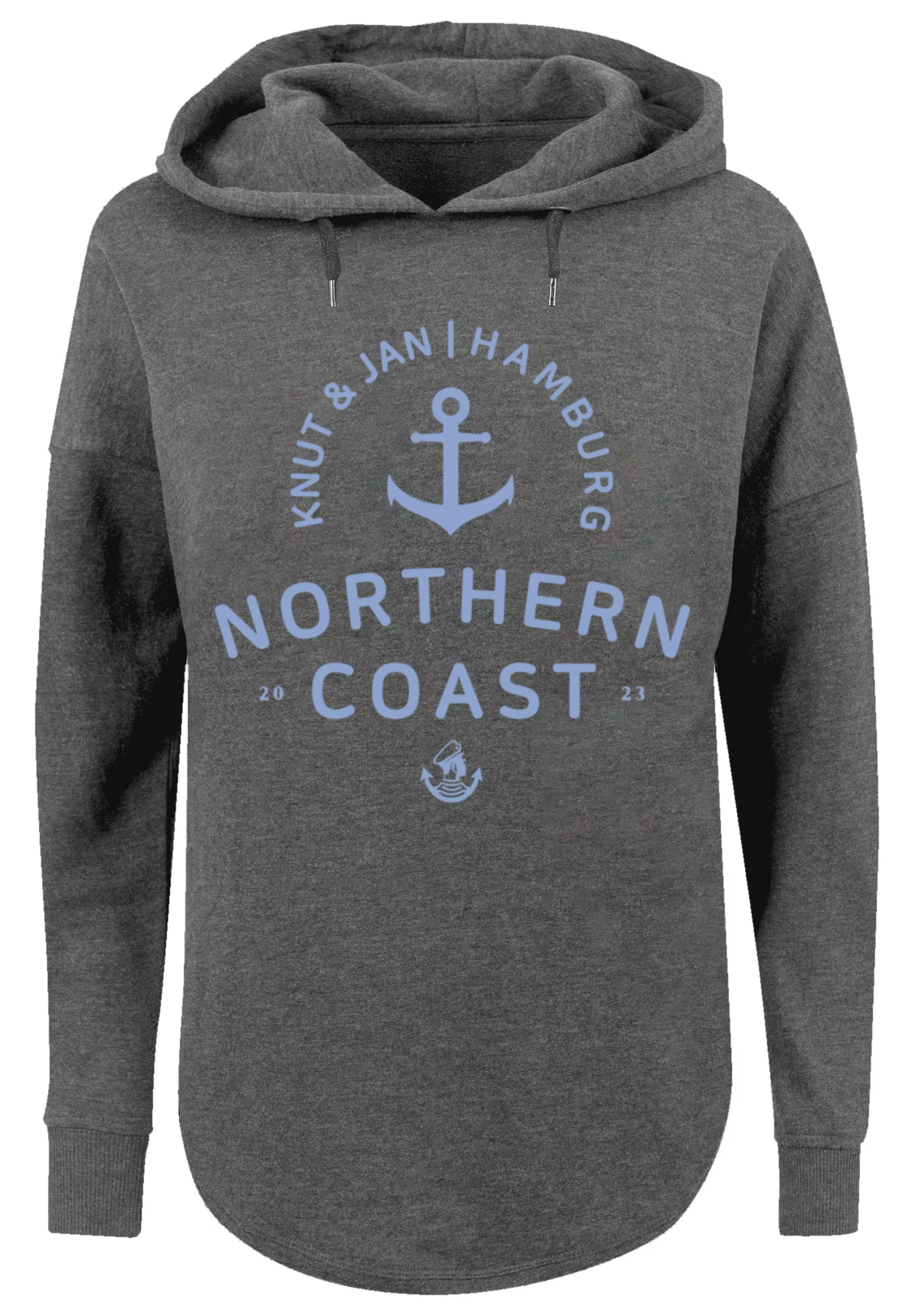 F4NT4STIC Kapuzenpullover "Nordsee Knut & Jan Hamburg", Print günstig online kaufen