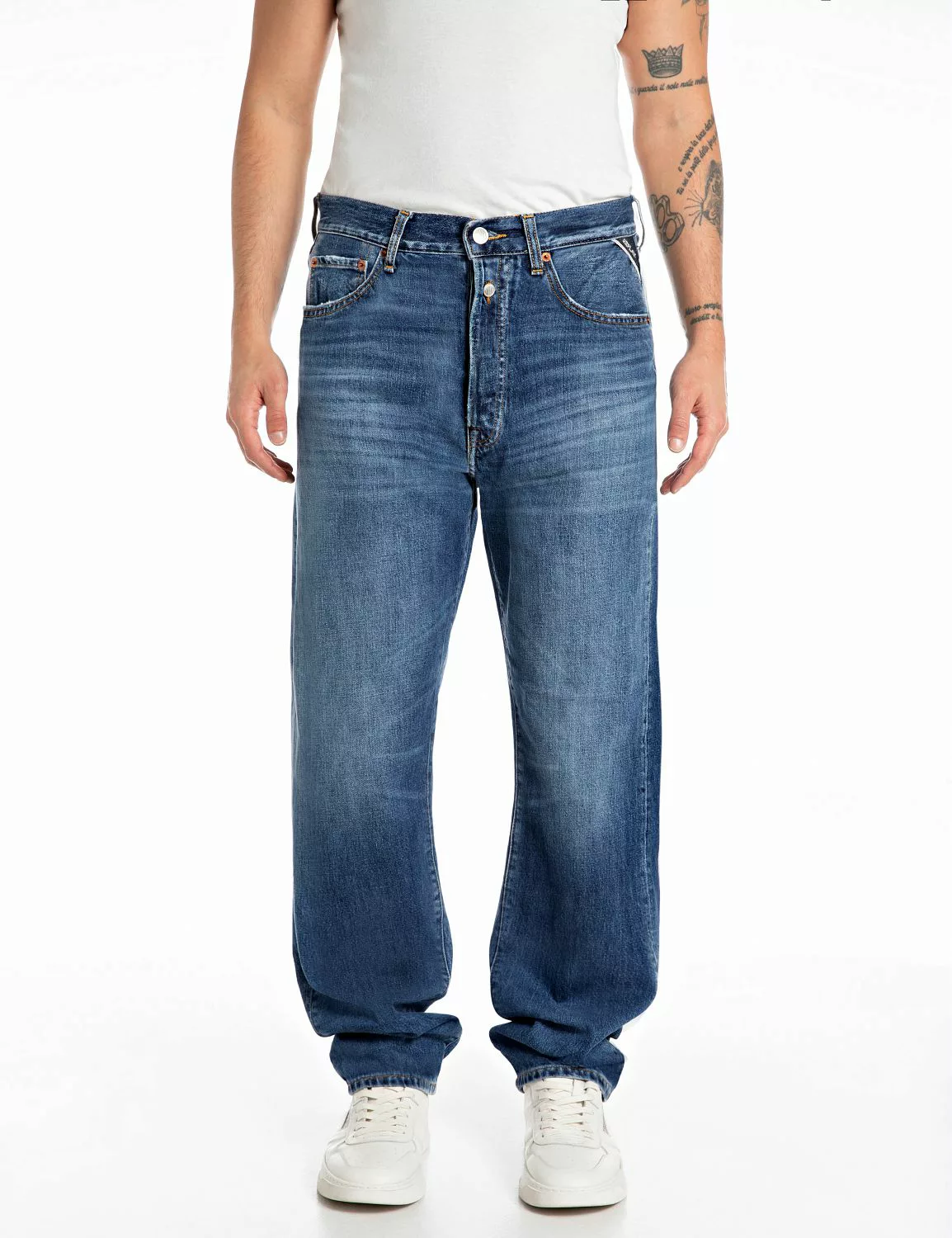 Replay Straight-Jeans "M9Z1 9Zero1 90´s Straight Fit", mit Washed-Look günstig online kaufen