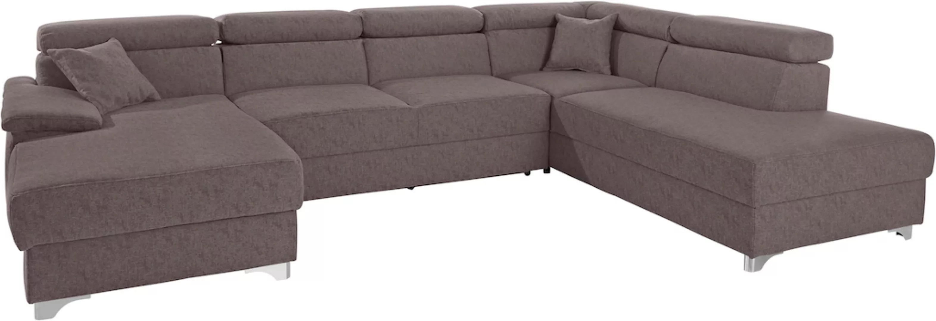 DOMO collection Wohnlandschaft "Mira, inklusive Kopfteilverstellung für meh günstig online kaufen