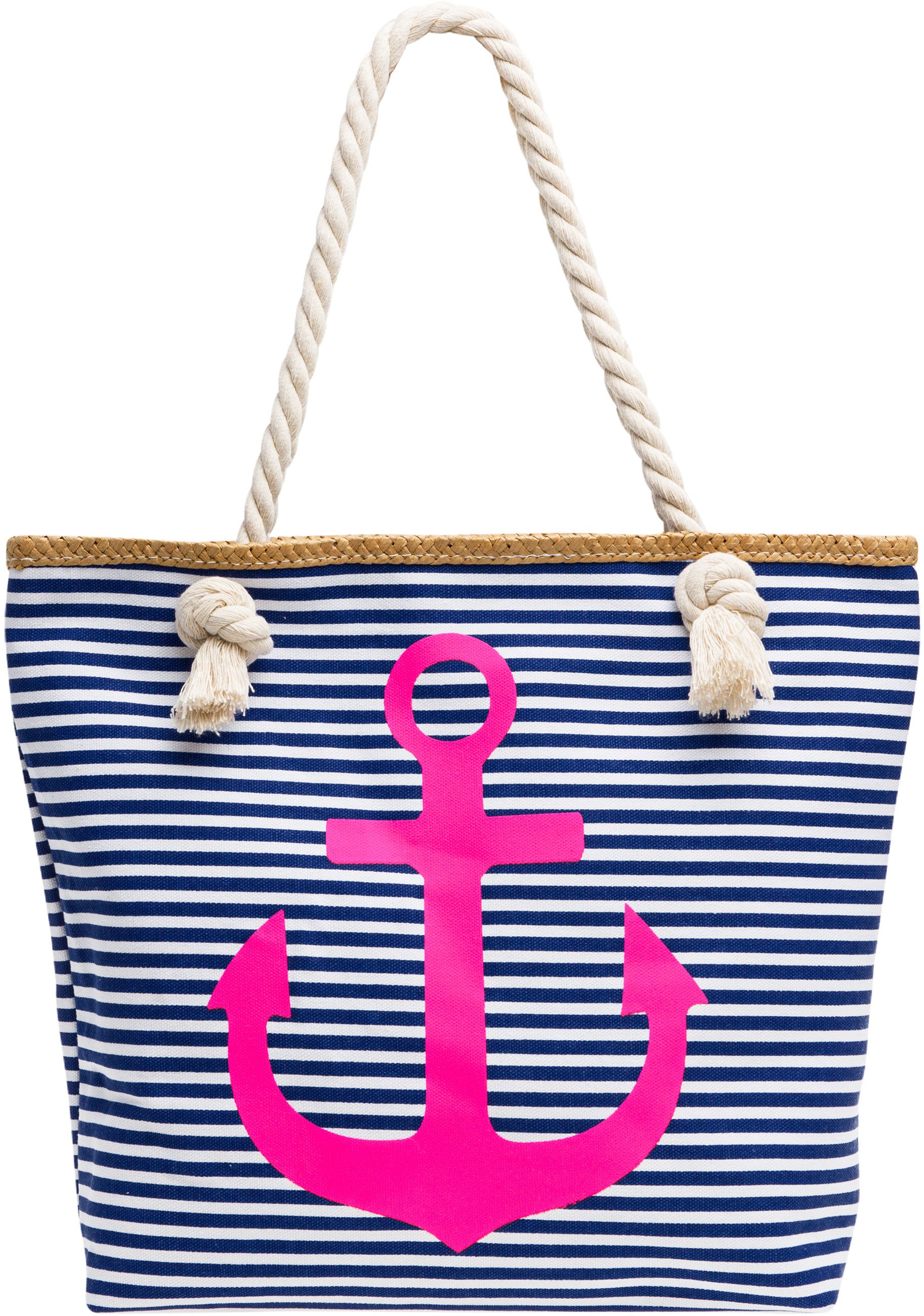 Caspar Strandtasche TS1040 Damen Shopper mit günstig online kaufen