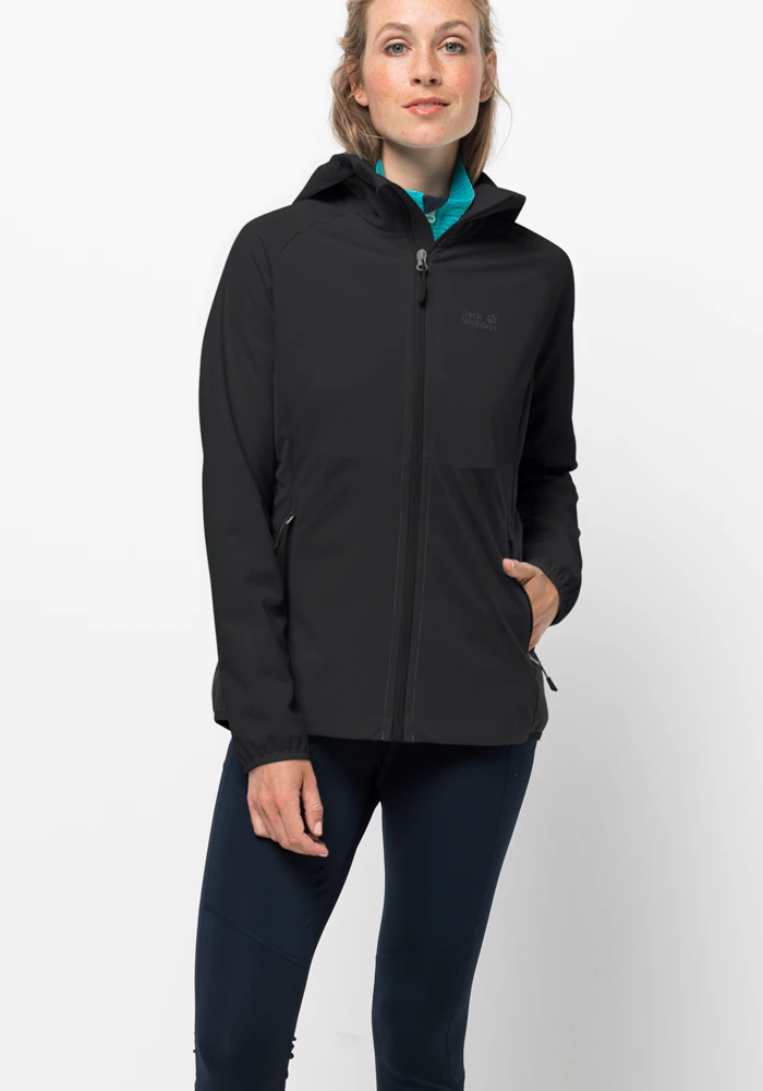 Jack Wolfskin Softshelljacke "GO HIKE SOFTSHELL W", mit Kapuze günstig online kaufen