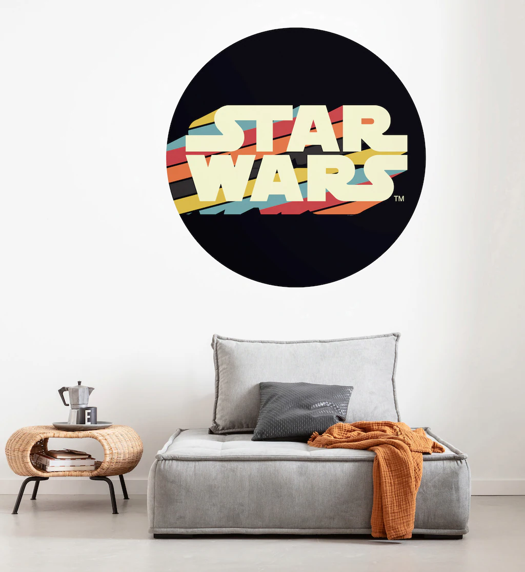 KOMAR Selbstklebende Vlies Fototapete/Wandtattoo - Star Wars Typeface - Grö günstig online kaufen