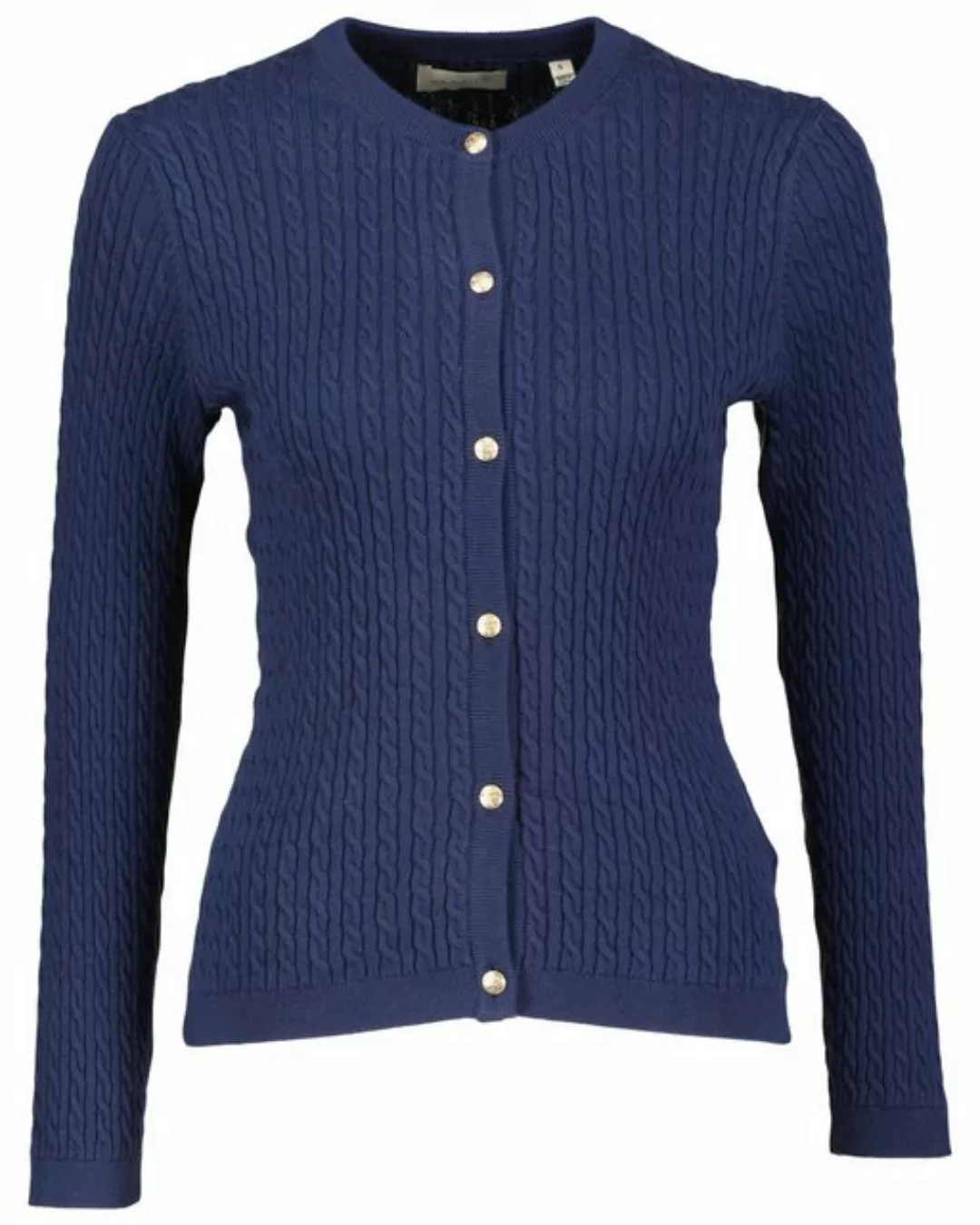 Gant Cardigan Damen Strickjacke mit Wolle (1-tlg) günstig online kaufen