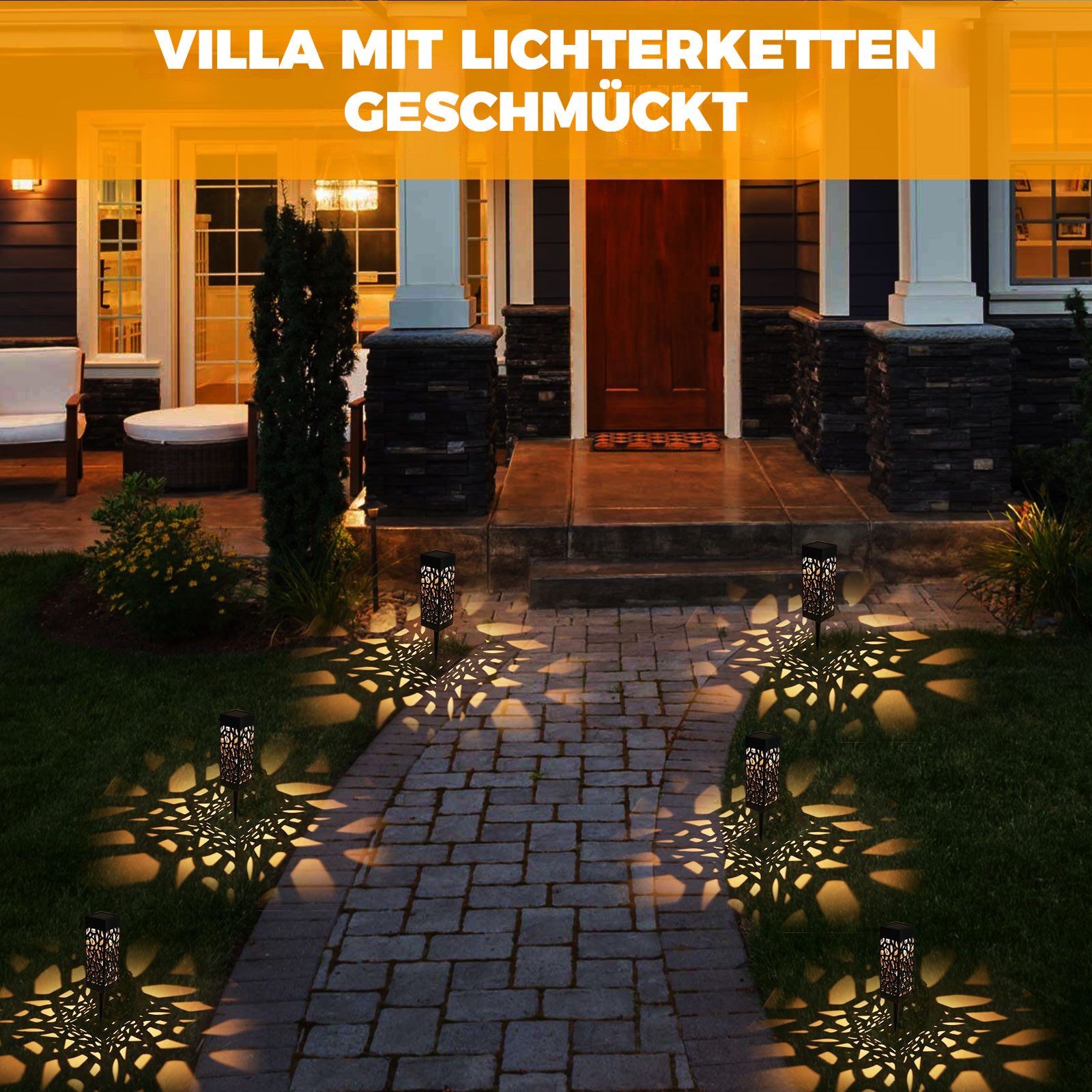 BlingBin LED Gartenleuchte Solarlampen für Außen günstig online kaufen