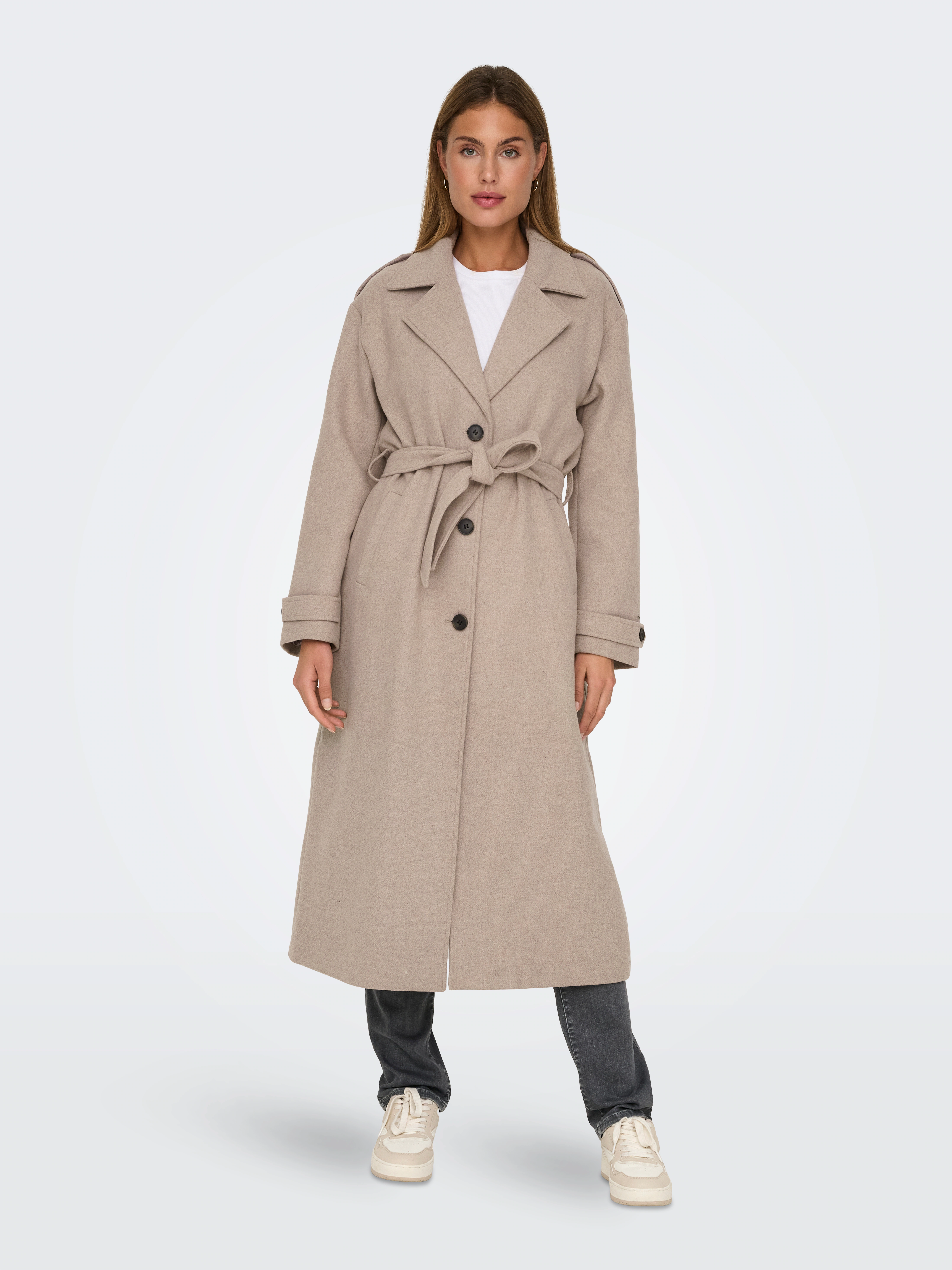 ONLY Langmantel ONLNALINA X-LONG WOOL TRENCHCOAT OTW mit Wolle günstig online kaufen