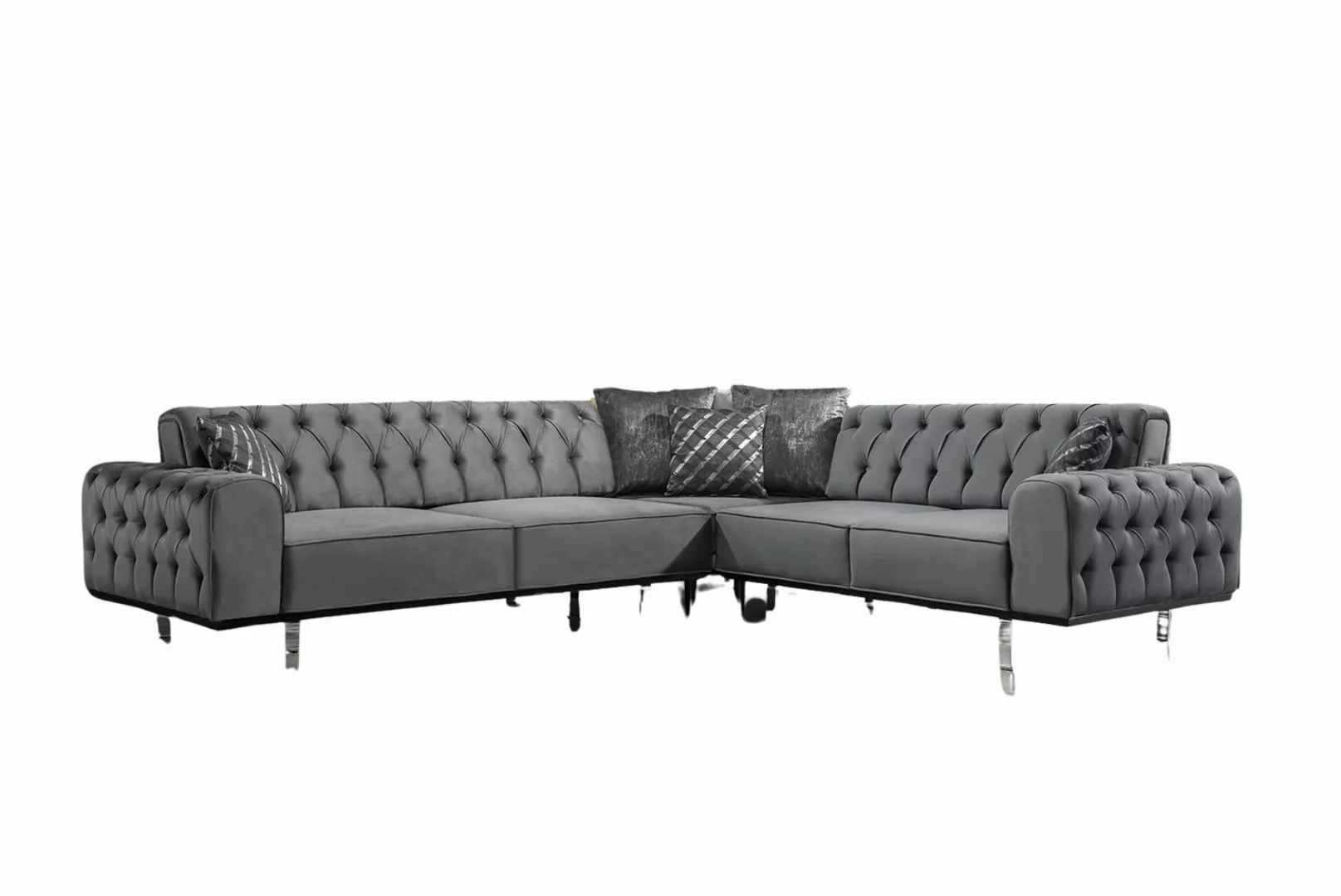 Villa Möbel Ecksofa Lily, 1, mit Relax-/Bettfunktion durch umklappbare Rück günstig online kaufen