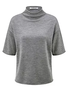 Pullover Stehkragen Peter Hahn grau günstig online kaufen