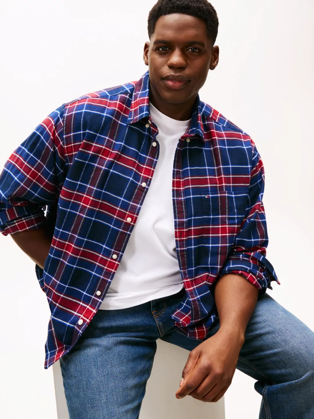 Tommy Hilfiger Big & Tall Flanellhemd "FLANNEL TARTAN CHECK", Große Größen günstig online kaufen