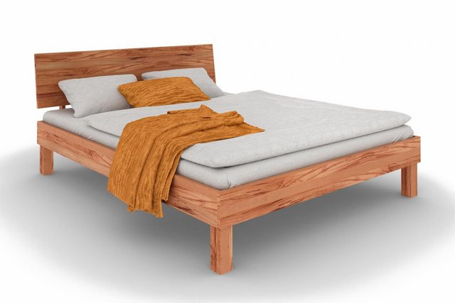 Natur24 Bett Bett Zigo 1 Sonderlänge 180x220 Kernbuche Holzkopfteil und Hol günstig online kaufen