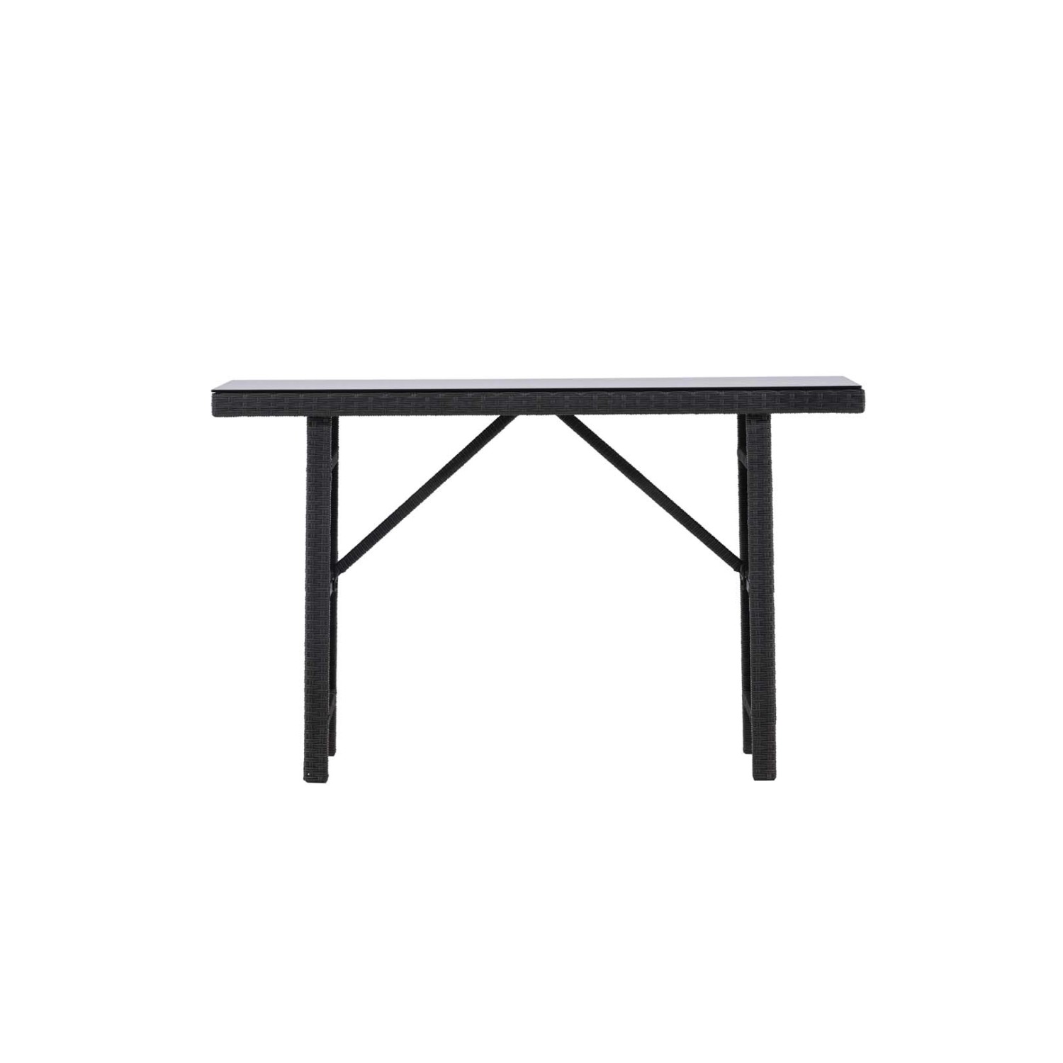 ebuy24 Padova Gartentisch Beistelltisch 40x120cm Schwarz günstig online kaufen