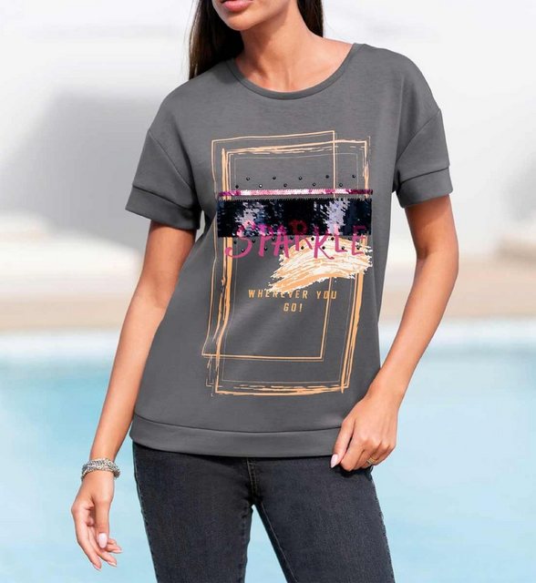 Rick by rick cardona Print-Shirt RICK CARDONA Damen Designer-Statement-Shir günstig online kaufen