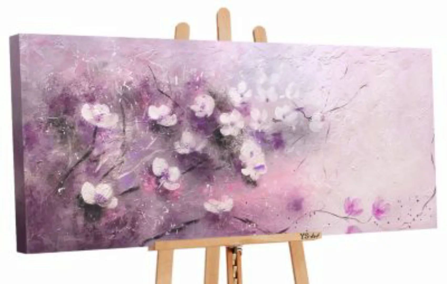 YS-Art™ "Gemälde Acryl ""Zärtlichkeit"" handgemalt auf Leinwand 115x50 cm" günstig online kaufen