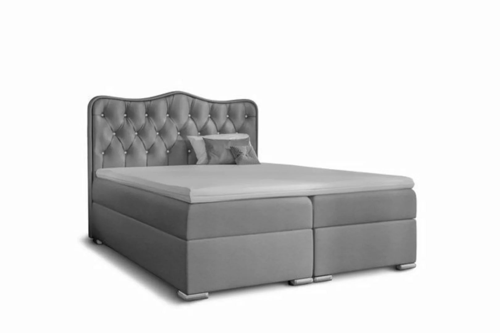 Stylefy Boxspringbett Violante (Schlafzimmerbett, Bett), Design günstig online kaufen