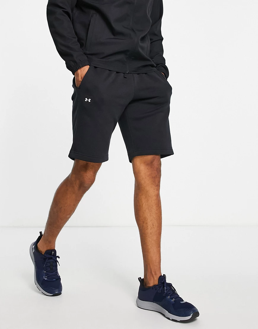 Under Armour – Rival – Shorts aus Fleece in Schwarz günstig online kaufen
