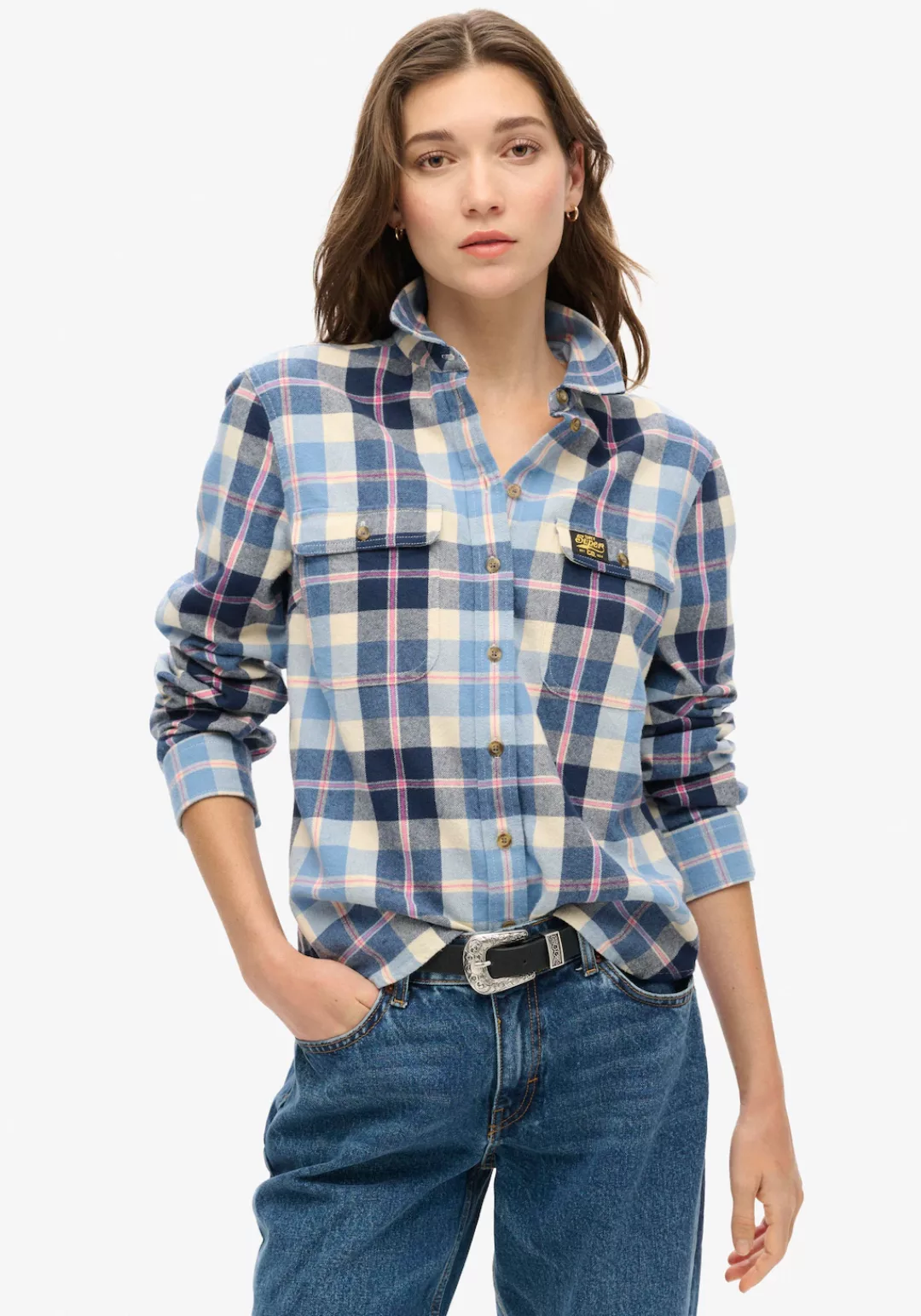 Superdry Flanellbluse "LUMBERJACK CHECK FLANNEL SHIRT" günstig online kaufen