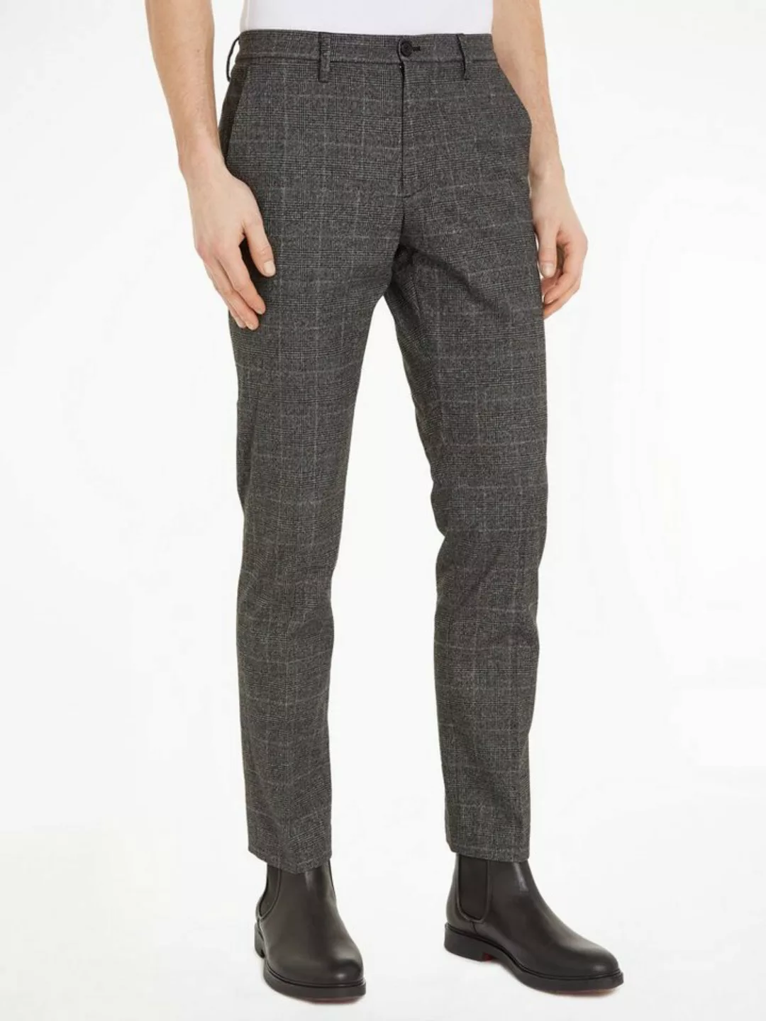 Tommy Hilfiger 5-Pocket-Hose DENTON BRUSHED CHECK günstig online kaufen