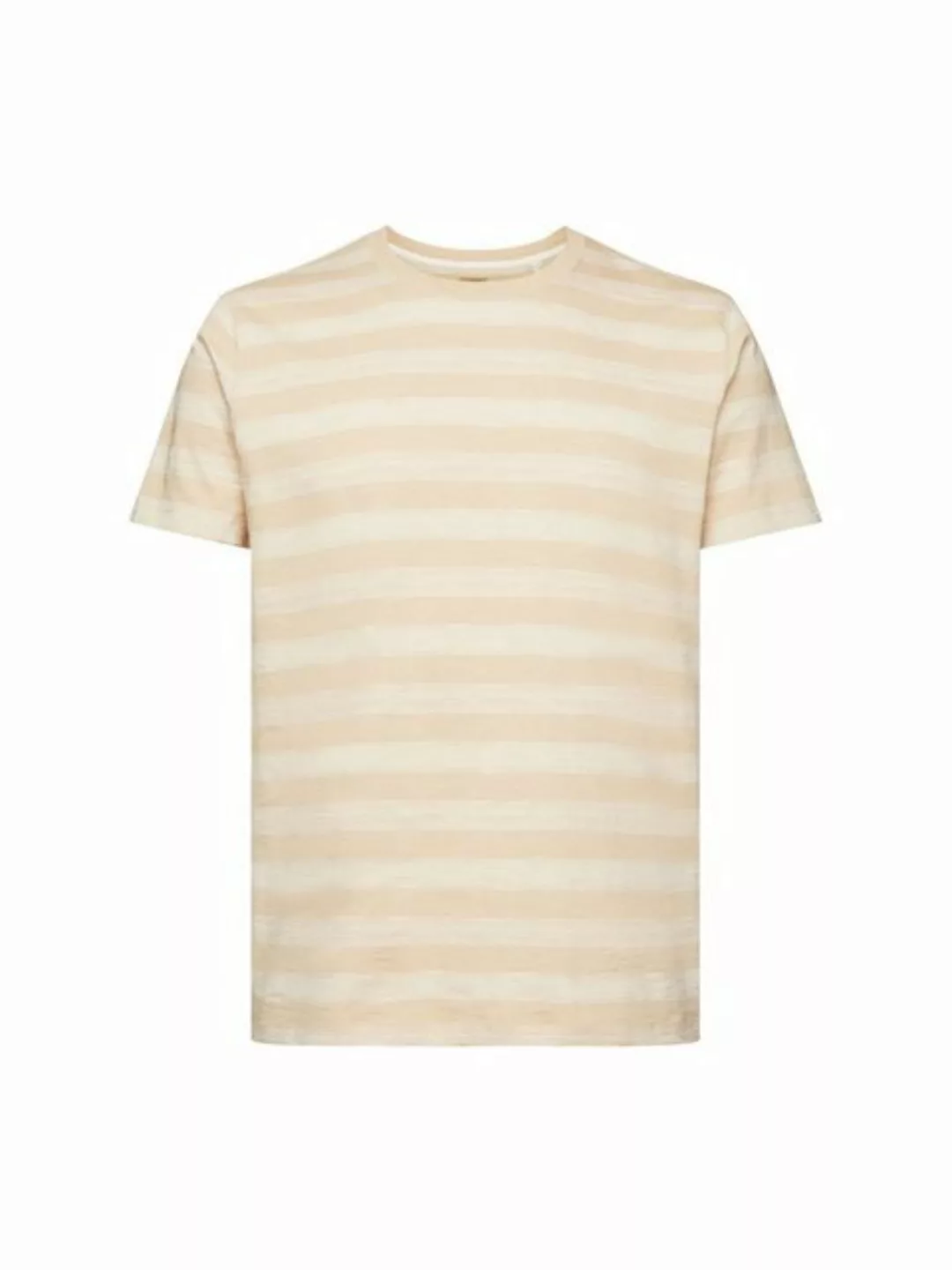 Esprit T-Shirt Gestreiftes T-Shirt, 100 % Baumwolle (1-tlg) günstig online kaufen