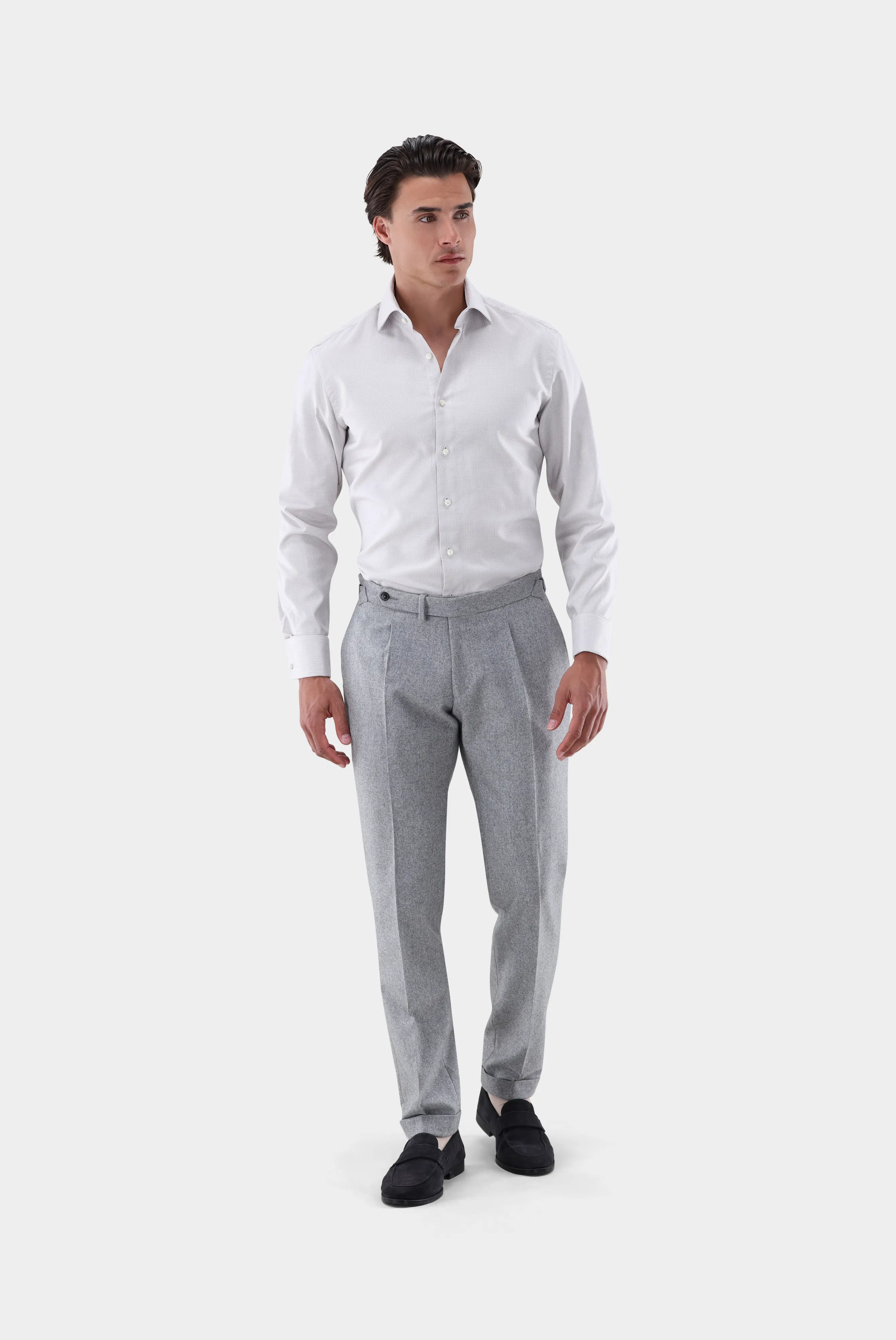 Businesshemd mit Doppelmanschette Tailor Fit günstig online kaufen