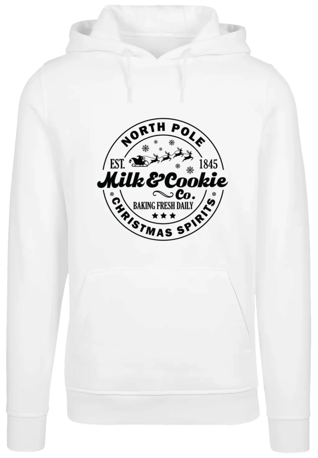 F4NT4STIC Kapuzenpullover "Milk and Cookie Bakery Retro Christmas Sign", Pr günstig online kaufen