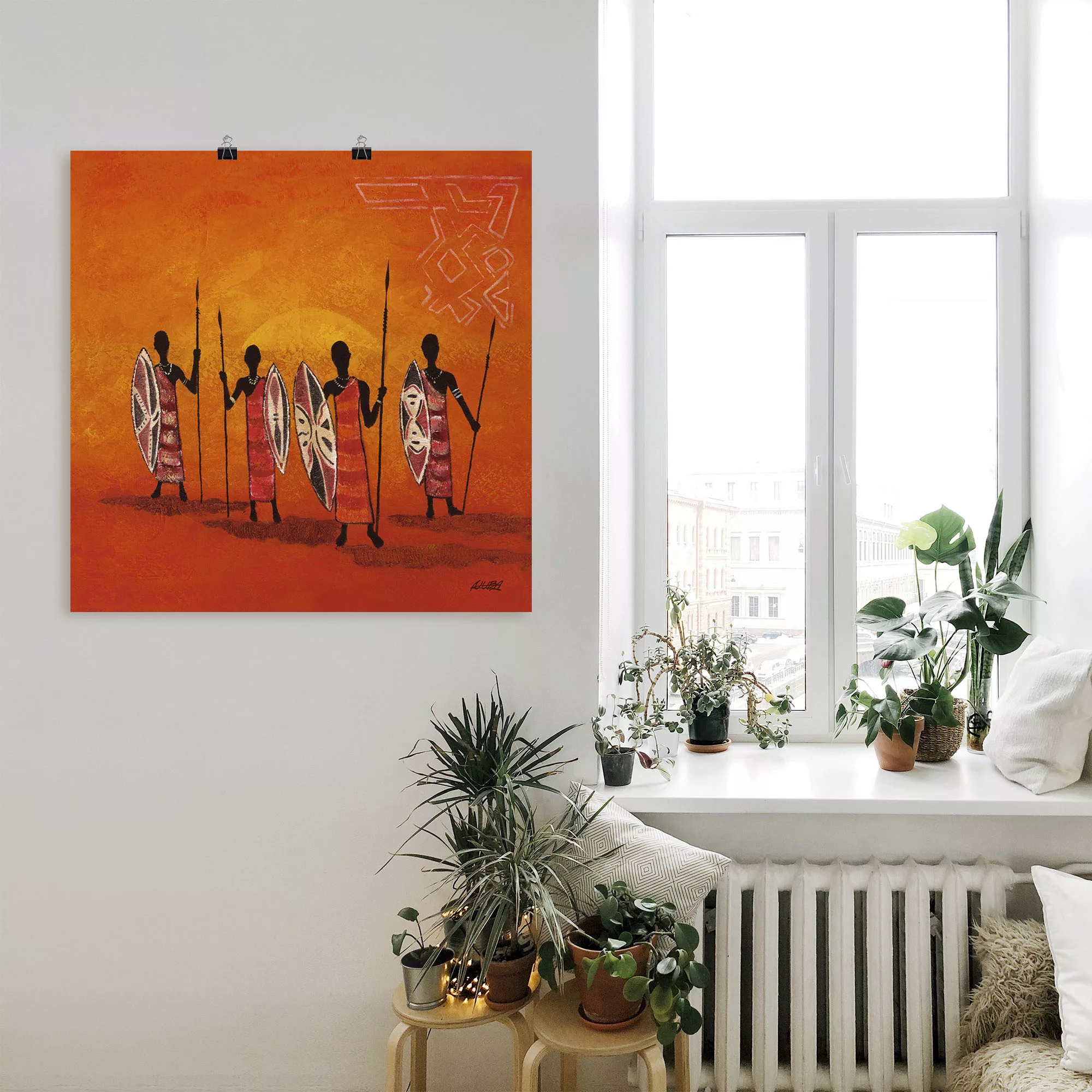 Artland Wandbild "Afrikanische Männer", Mann, (1 St.), als Alubild, Outdoor günstig online kaufen