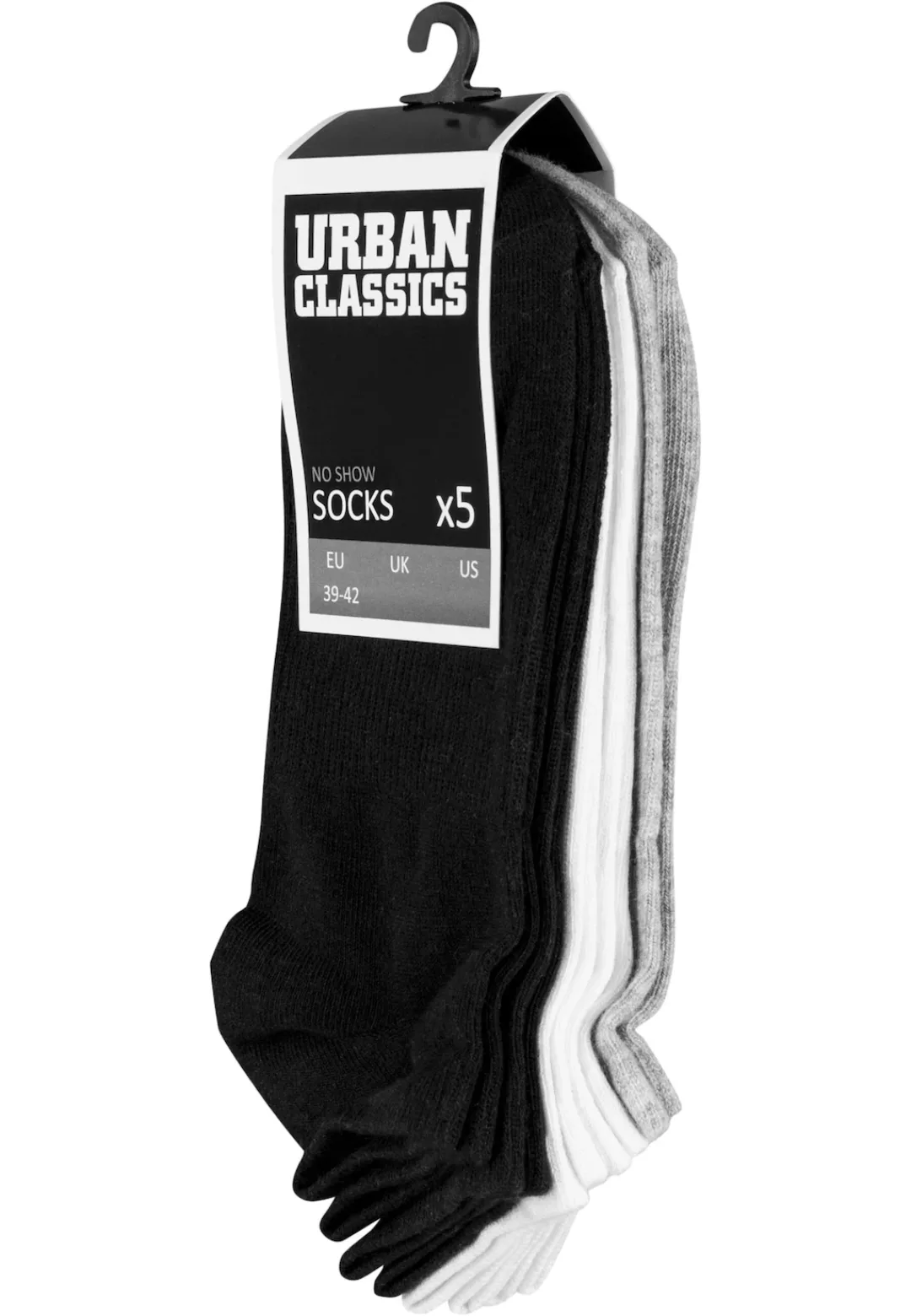 URBAN CLASSICS Strümpfe "Urban Classics Unisex No Show Socks 5-Pack", (1 Pa günstig online kaufen