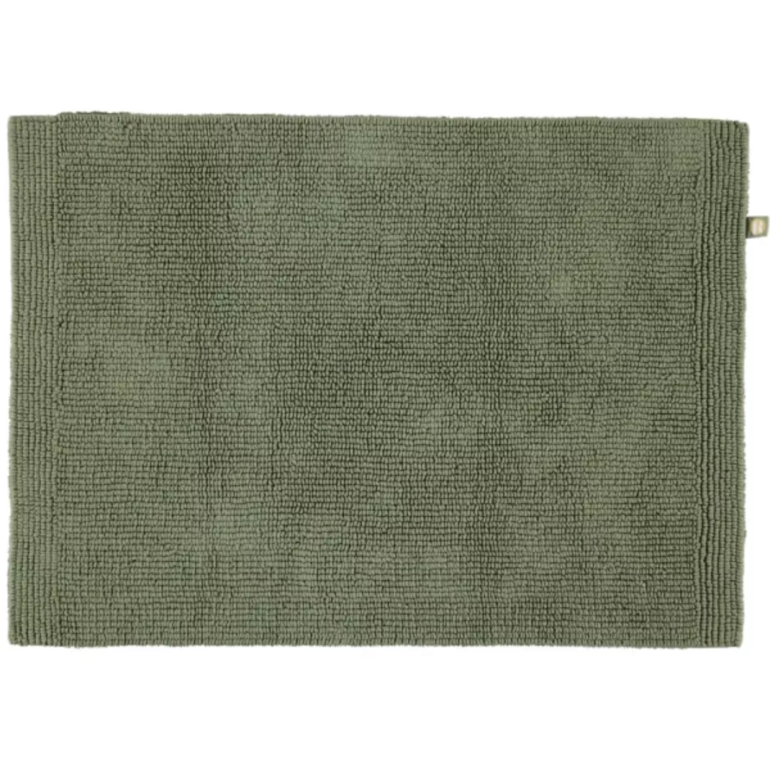 Rhomtuft - Badteppich Pur - Farbe: olive - 404 - 50x75 cm günstig online kaufen